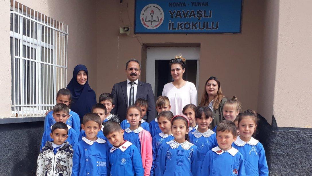 İlçe Milli Eğitim Müdürümüz Mahmut İŞCAN´ın okul ziyaretleri devam ediyor.