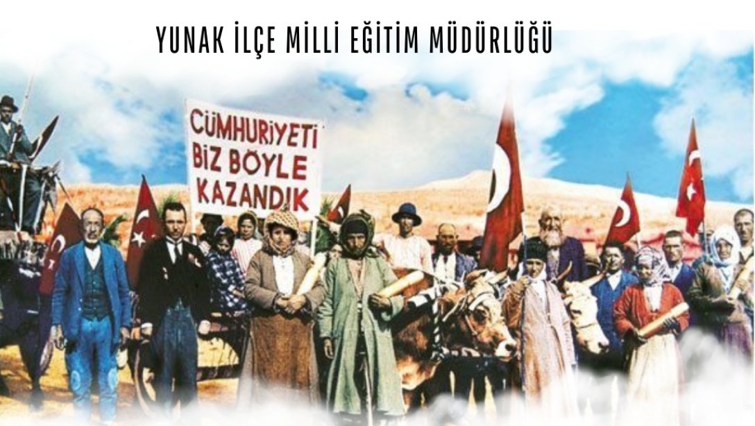 MİLLİ EĞİTİM MÜDÜRÜMÜZ İŞCAN'IN 29 EKİM CUMHURİYET BAYRAMI MESAJI